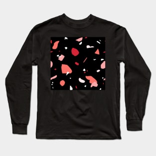 Black Coral Design Long Sleeve T-Shirt